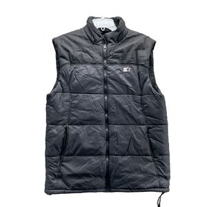 Vintage Starter Goose Down Puffer Vest Men's Medium Gorpcore Snow Hiking Outdoor